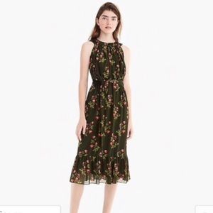 NWT JCrew Point Sur Ruffle Dress